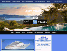 Tablet Screenshot of amttravel.com